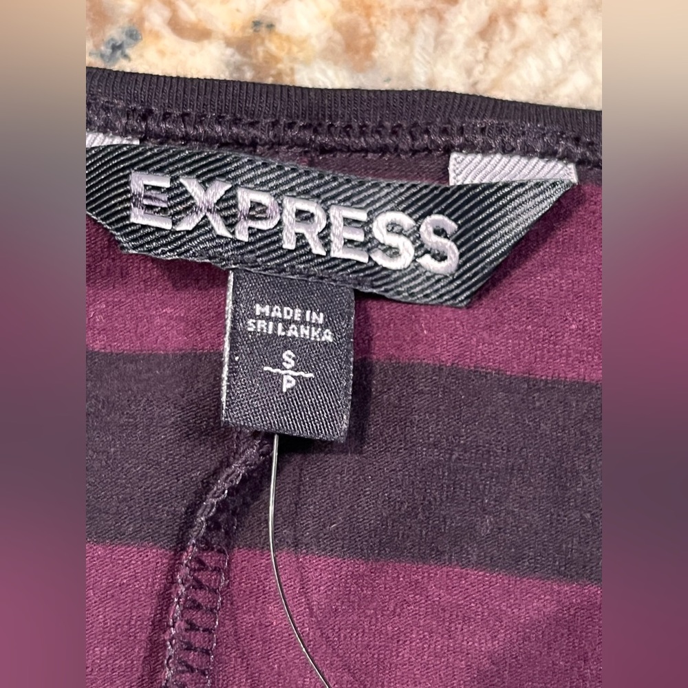 NWT Express Striped Mini Dress - Picture 7 of 8